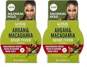 Kiss Colors & Care Argan & Macadamia Edge Fixer Maximum Hold KAME067 (2 PACK)