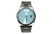 Citizen Tsuyosa Stainless Steel Ice Blue Dial Automatic NJ0151-88M 100M Men's Watch