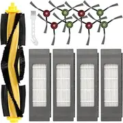 Pack of 14 Replacement Parts Accessories for Ecovacs Deebot N8, N8 Pro, T9, N10 Plus, OZMO 950/920 / T8 / T8 / T8+ / T8 AIVI / T8 AIVI+ / T8 MAX,1 Main Brush 4 Filters 8 Side Brushes 1 Cleaning Brush