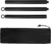 Resistance Band Bar Pilates Bar Home Gym Fitness Workout Bar for Strength Training Cardio Exercise - 108CM