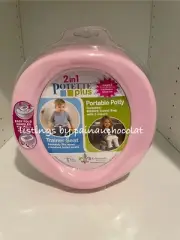 NEW Sealed Kalencom Potette Plus 2-in-1 Travel Portable Potty Training Seat PINK