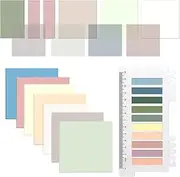 ONEDONE Transparent Sticky Notes, 700 Sheets Clear Sticky Notes Tabs for Annotating Books, Translucent Sticky Notes Book Tabs Sticky Tabs Book Markers Office & School Supplies
