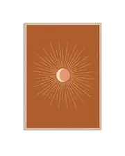 [Namly Design] Celestial Sunburst Poster