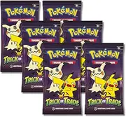 Pokemon 2023 Trick or Trade Mimikyu & Pikachu | 6 Mini Booster Packs