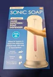 Sonic Soap Automatic Dispenser Motion Activated As Seen on TV NEW No Touch