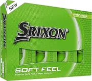 [Srixon] Soft Feel Brite - High Visibility and Ultra-Soft Feel Golf Balls | Long Distance and Stable Trajectory | Controlled Spin and Quick Tracking | Orange/Red/Green