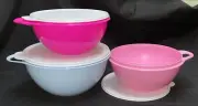 ✅ Brand NewTupperware Thatsa Bowls Set Of Three~Multicolo*