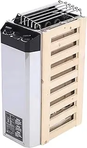 Sauna Stove, 3KW Sauna Heater, Stainless Steel Electric Sauna Stove, Internal Control Temperature Adjustable Sauna Heating Stove Wet and Dry Sauna Heater for Home Hotel Spa