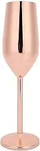 ZHZXBDGQ 304 Stainless Steel Wine Goblet Champagne Glasses 220ml Champagne Flutes Shatterproof Drinking Cups for Bar Party Banquet-2#