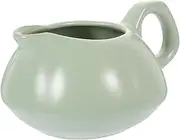 LAPYAPPE Boat Gravy Plate Milk Jar Bottle Ramen Bowl Boats Milk Jug Iced Tea Pitcher Cups Pot Syrup Dispenser Milk Pitcher with Lid Pantry Oatmeal Small Jugs Water Container Green Ceramics