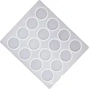 KONTONTY Wax Seal Stamp Mold 16 Hole Silicone DIY Fire Paint Manual Craft Tool for Fun