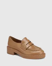 Cambridge Hazel Leather Flat Loafer