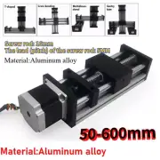 CNC Actuator Slide Guide Linear Stroke Rail Motion Stage With 57 Stepper Motor
