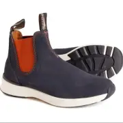 NEW Blundstone 2147 Chelsea Sneaker Boots Blue Navy Suede Size 8 Womens