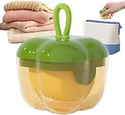 Portable Lint Roller,Sticky Lint Rollers Reusable | Adhesive Tool Washable Pepper Shape Couch Cleaner for Carpets Car Interiors Purse Laundry Pet Beds Clothing Upholstery