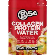 BSC Collagen Protein Water Peach Iced Tea 350g