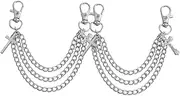 [HONMEET] Metal Shoe Chain Decorative Shoe Charm Jewelry for Men Women Clog Boot Chains