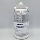 Takeya Motivational Water Bottle 64 oz Straw Times to Drink BPA-Free FREE SHIP