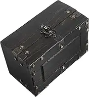 PEPLAYTAL Decorative Vintage Chest Box for Storage Home Decor Antique Treasure Trunk with Hinged Lid for Keepsakes Trinkets Elegant present Packaging Included