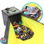 BrickCaddy Toy Storage Organizer with Play Mat and Baseplate – Compatible wit