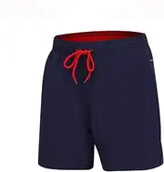 Men's Summer Beach Board Shorts Swimming Track for Men's Swimsuit Running with Soft Lining