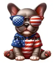 Sublimation Print American French Bulldog Puppy Ready to Press Heat Transfer