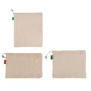 Reusable Cotton Vegetable Bags Washable Mesh Stoarge Bags For Grocery Shopping