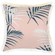 Cushion Cover-Coastal Fringe-Hula Honey-45cm x 45cm