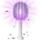 Safe Fly Swatter Portable Mosquito Trap Lamp 2 in 1 Bug Zapper Home