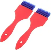 CALLARON 2pcs Hair Dye Brushes Set Soft Bristle Colouring Tools for Hair Tinting Durable Easy to Clean Applicator Brushes for Creative Colouring for Salon Use