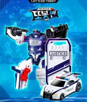 Tobot SSEN Transformer Robot Police Car - Korea Toys Ktoys