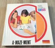 Vintage A-MAZE-MENT Thinking Board Game (1975, Orda) by Nogah Miron - NEW SEALED