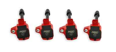 MSD RED Ignition Coil Blaster Series For 2015-2020 Honda 1.5L/2.0L Turbo (for: Honda)