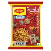 Maggi 2-Minute Vegetarian Special Masala Instant Noodles, 70 Grams