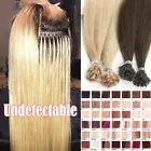 Thick Remy Nail U Tip 100% Human Hair Extensions Keratin Pre Bond Bonding 200PCS