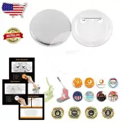 Professional Quality 500 Sets of 75mm Button Maker Parts - Ideal for Markets