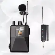 UHF Wireless Lavalier Microphone Headset Lapel Mic Bodypack Transmitter Receiver
