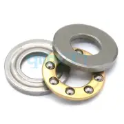 10PCS 10x18x5.5mm Axial Ball Flat Washers Thrust Bearings 3-Parts ABEC-1