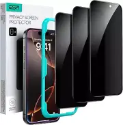 ESR 3 Pack for Iphone 16 Pro, 16 Pro Max, 15 pro Max, Privacy Screen Protector,