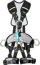 Full-body seat belt with quick buckles,waist protection harness with chest ascender,climbing harness with D-rings,fall arrest safety harnesses,high-altitude working safety belt