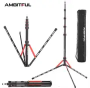 Umbitful Adjustable Light Stand Tripod For Studio Flash Video Light 7 Foot 2 Inc