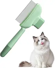 Flea Comb | Kitten Grooming Comb,Multifunctional Pet Brushes, Self-cleaning Puppy Grooming Tools for Cat Kitten Dematting