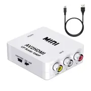 HDMI to RCA AV/CVSB LR Scaler Video Adapter 1080P HDMI2AV MiniHD Video Converter