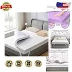 CertiPUR Certified Twin XL Gel Memory Foam Topper with Breathable Cooling Cover