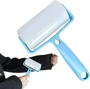 Washable Sticky Roller - Reusable Washable Lint Roller,Strong Adhesive Cat Hair Remover, Portable Travel Sticky Lint Remover for Clothes, Pet Hairs, Car Seats