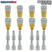 20-Piece Complete ARO Kit - 1/4” Automatic Sleeve Air Hose Couplers & Plugs