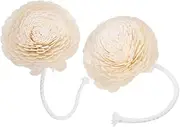 2pcs Essential Oil Diffuser Faux Flower Heads Decorative Cotton Rope Enhancer for Home Office Kitchen and Bathroom Fragrance Mini Oil Diffuser Replacement