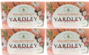 4 BARS Yardley London SHEA BUTTERMILK Sensitive Sk Bath Bar Soap 4.25ozEa SEALED