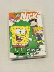 Nickelodeon SpongeBob Fairly Odd Parents Rugrats Playing Cards Bicycle 2004
