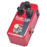 Tc Electronic Sub'n'up Mini Octaver Guitar Effects Pedal Polyphonic Algorithms